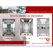 Decoración de la cabina del elevador con el marco del St. St (SN-CD-128)